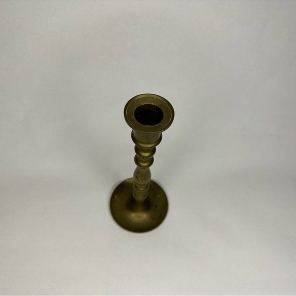 Vintage Brass Candlestick - Picture 4 of 5